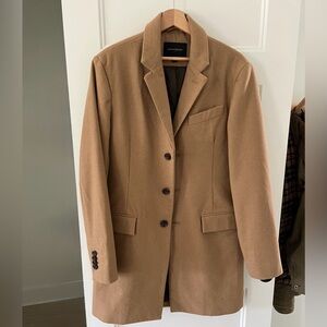 Banana Republic Mens (Size M) Wool
Topcoat Overcoat Camel Tan Peacoat